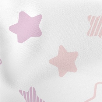 Dotted Striped Star Lightweight Cotton Poplin