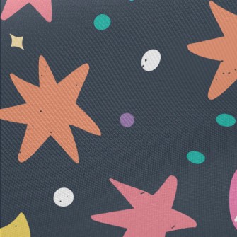 Fluorescent Universe Midweight Cotton Poplin