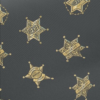 Sheriff Badge Midweight Cotton Poplin