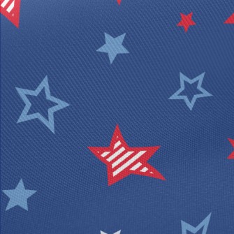 American Flag Stars Midweight Cotton Poplin