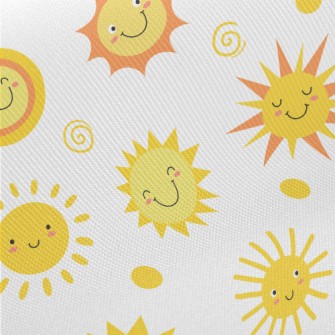 Sun With Changeable Expression Midweight Cotton Poplin