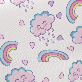 Love Cloud Rainbow Midweight Cotton Poplin