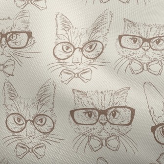Handsome Cat Wearing Glasses Dobby