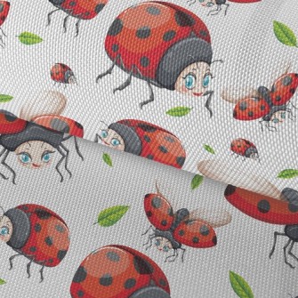 Lively Big-eyed Ladybug Waterproof Oxford