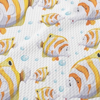 Pout Striped Fish Birdseye Piqué