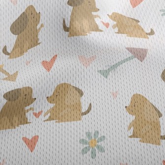 Love At First Sight Dog Athletic Mesh Flat Back