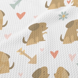 Love At First Sight Dog Birdseye Piqué