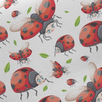 Lively Big-eyed Ladybug Twill