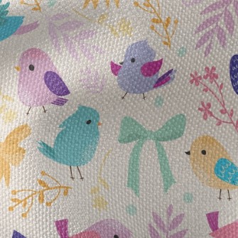 Gentle Bow Bird Waterproof Canvas