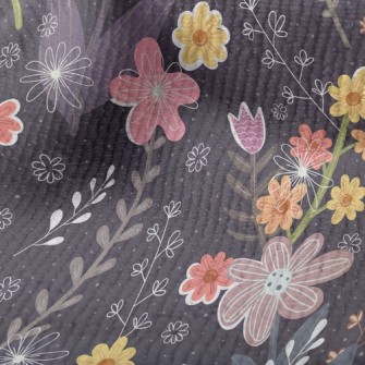 Childlike Fantasy Flowers Terry