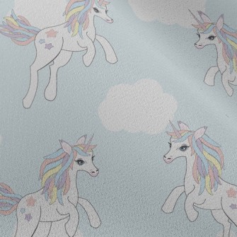 Fantasy Rainbow Unicorn Chiffon