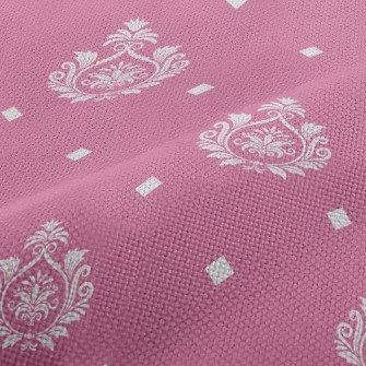 Royal Ornate Flowers Performance Linen