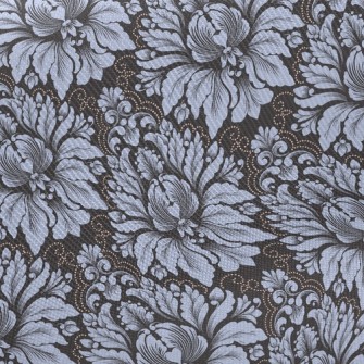 Cool And Mysterious Flowers Twill