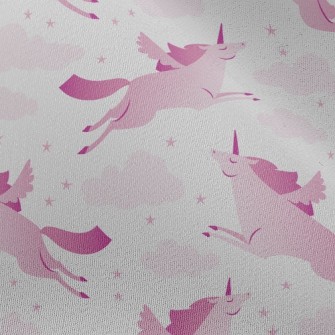 Elegant Flying Unicorn Chiffon