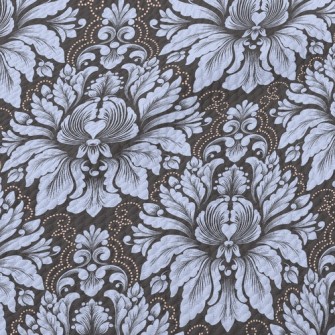 Cool And Mysterious Flowers Birdseye Piqué