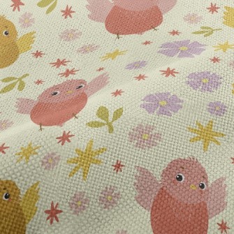 Lively Flying Bird Performance Linen