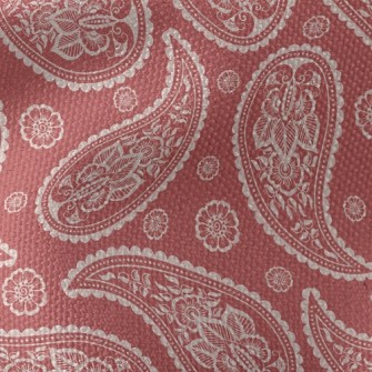 Warm Paisley Flower Waterproof Canvas