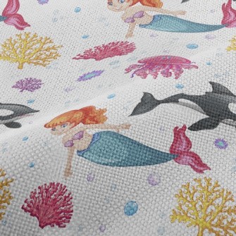 Killer Whales And Mermaids Performance Linen