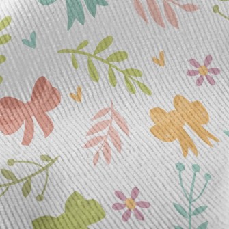 Butterfly Flower World Standard Corduroy