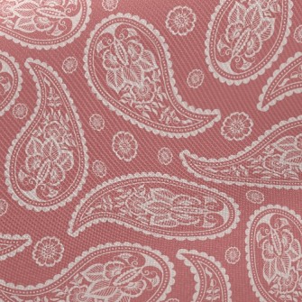 Warm Paisley Flower Twill