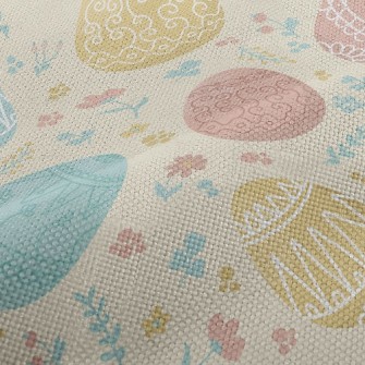 Easter Painted Eggs Performance Linen
