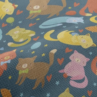 Colorful And Cute Kittens Performance Linen