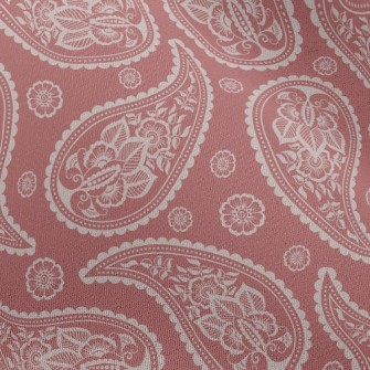 Warm Paisley Flower Chiffon