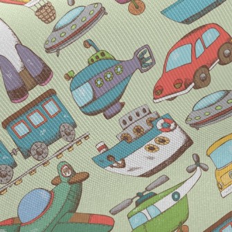 Sea, Land And Air Transportati Twill