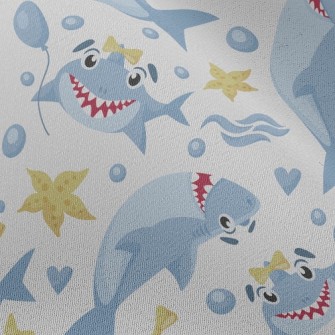 Laughing Great White Shark Chiffon