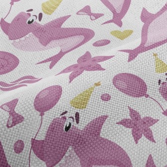 Cute Shark Family Performance Linen