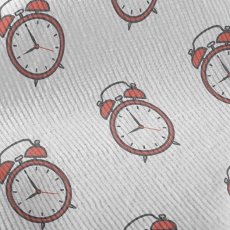 Accurate Time Small Alarm Cloc Standard Corduroy