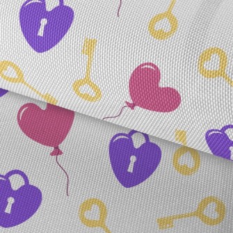 Love Lock Key Waterproof Oxford