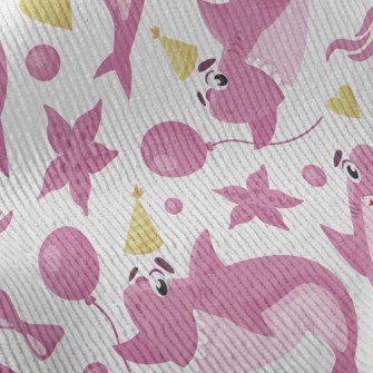 Cute Shark Family Standard Corduroy