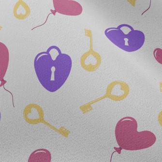 Love Lock Key Chiffon