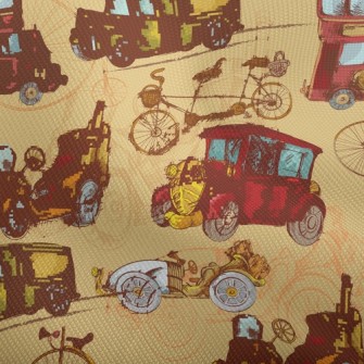 Retro Bus Vintage Car Dobby