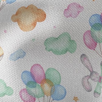 Fairy Balloon Rabbit Waterproof Canvas