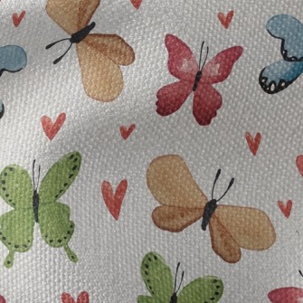 Love Flying Butterfly Waterproof Canvas