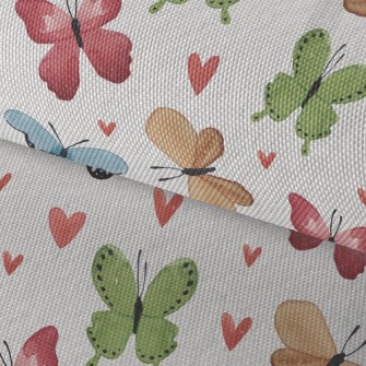 Love Flying Butterfly Waterproof Oxford