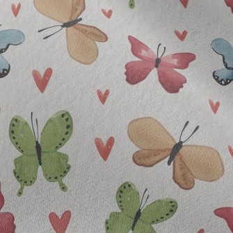 Love Flying Butterfly Chiffon