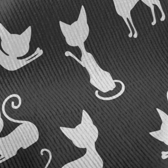 Lazy Cat Silhouette Standard Corduroy