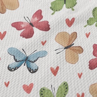 Love Flying Butterfly Birdseye Piqué