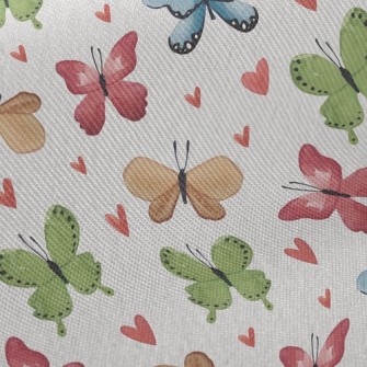 Love Flying Butterfly Twill
