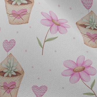 Love Succulent Potted Plant Chiffon