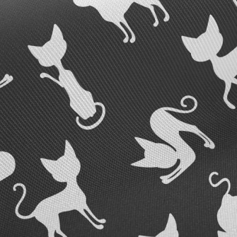 Lazy Cat Silhouette Twill