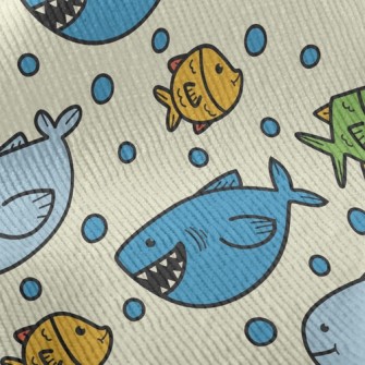 Funny Open Mouth Shark Standard Corduroy