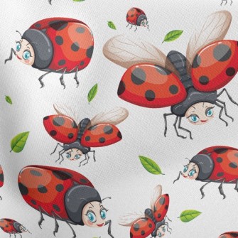 Lively Big-eyed Ladybug Stretch Ponte