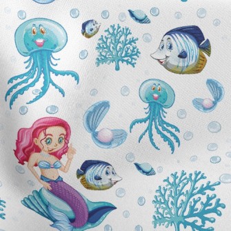 Jellyfish Mermaid Stretch Ponte