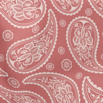 Warm Paisley Flower Stretch Ponte