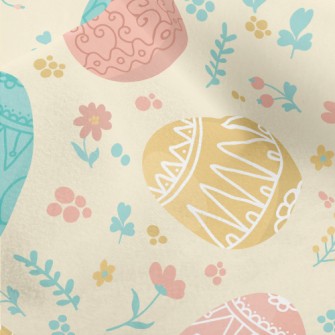 Easter Painted Eggs Micro Fleece