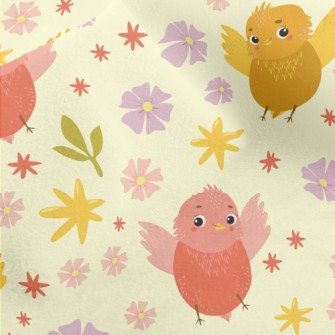 Lively Flying Bird Micro Fleece